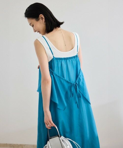 ROPE' / ロペ ロング・マキシ丈ワンピース | コットンシルクワンピース/洗える | 詳細9
