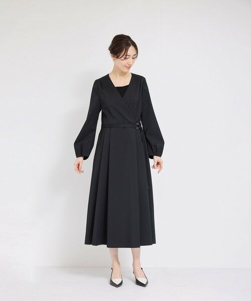 ROPE' / ロペ ロング・マキシ丈ワンピース | タックフレアステッチワンピース | 詳細1