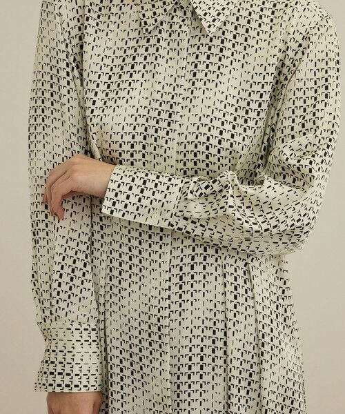 ROPE' / ロペ ロング・マキシ丈ワンピース | 【洗える】キカプリントシャツシェイプワンピース | 詳細11
