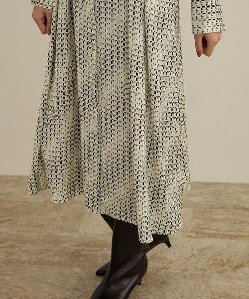 ROPE' / ロペ ロング・マキシ丈ワンピース | 【洗える】キカプリントシャツシェイプワンピース | 詳細12