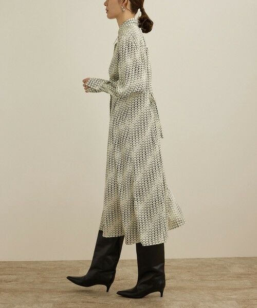 ROPE' / ロペ ロング・マキシ丈ワンピース | 【洗える】キカプリントシャツシェイプワンピース | 詳細6