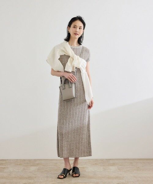 ROPE' / ロペ ドレス | 【COOHEM（コーヘン）】SHADOW STRIPE KNIT ONE-PIECE【WEB・一部店舗限定】【一部別注カラー】/洗える | 詳細10