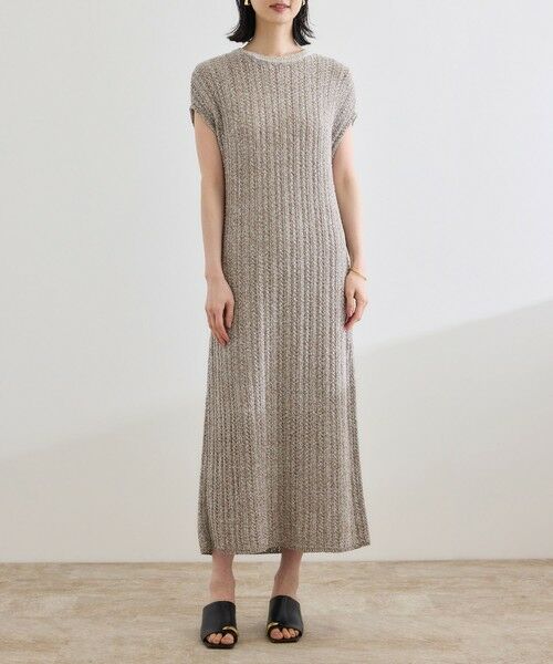 ROPE' / ロペ ドレス | 【COOHEM（コーヘン）】SHADOW STRIPE KNIT ONE-PIECE【WEB・一部店舗限定】【一部別注カラー】/洗える | 詳細13