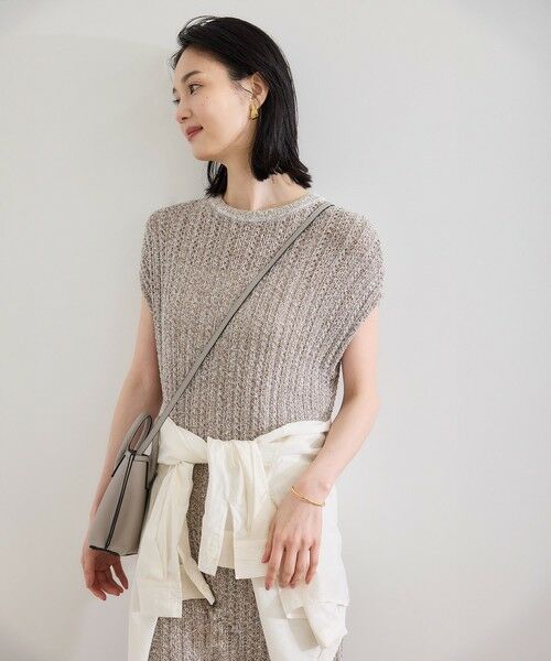 ROPE' / ロペ ドレス | 【COOHEM（コーヘン）】SHADOW STRIPE KNIT ONE-PIECE【WEB・一部店舗限定】【一部別注カラー】/洗える | 詳細6