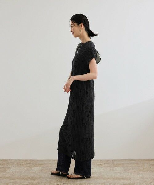 ROPE' / ロペ ドレス | 【COOHEM（コーヘン）】SHADOW STRIPE KNIT ONE-PIECE【WEB・一部店舗限定】【一部別注カラー】/洗える | 詳細8