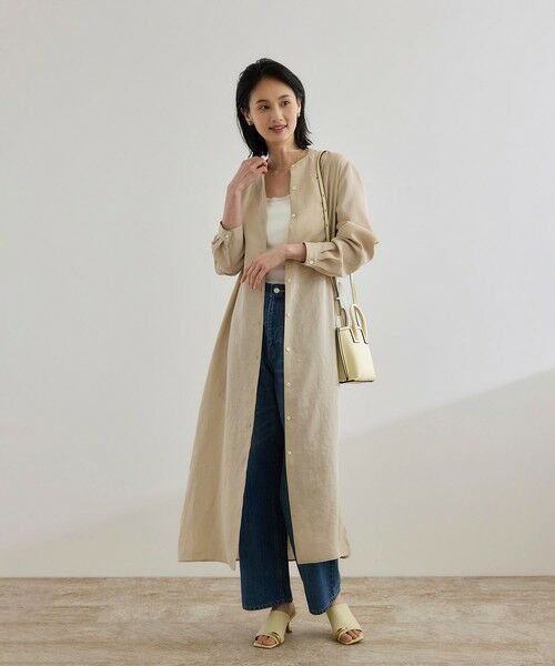 ROPE' / ロペ ロング・マキシ丈ワンピース | 【WEB・一部店舗限定】フロントオープンシャツワンピース/洗える | 詳細9