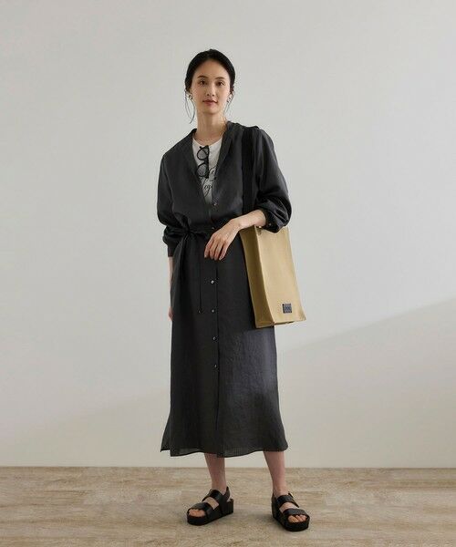 ROPE' / ロペ ロング・マキシ丈ワンピース | 【WEB・一部店舗限定】フロントオープンシャツワンピース/洗える | 詳細2