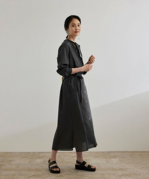 ROPE' / ロペ ロング・マキシ丈ワンピース | 【WEB・一部店舗限定】フロントオープンシャツワンピース/洗える | 詳細3