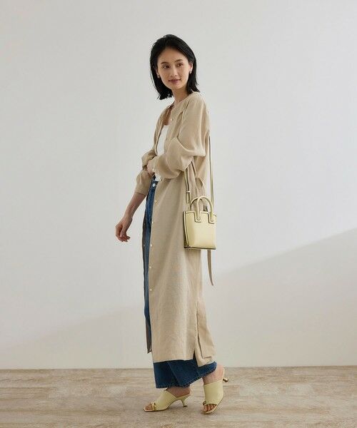 ROPE' / ロペ ロング・マキシ丈ワンピース | 【WEB・一部店舗限定】フロントオープンシャツワンピース/洗える | 詳細4