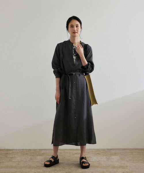 ROPE' / ロペ ロング・マキシ丈ワンピース | 【WEB・一部店舗限定】フロントオープンシャツワンピース/洗える | 詳細7
