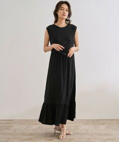 ROPE' / ロペ ロング・マキシ丈ワンピース | 【WEB・一部店舗限定】バックシャンティアードワンピース/洗える