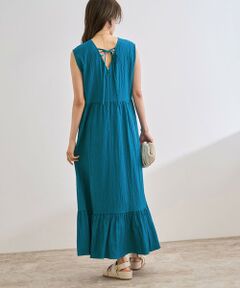 ROPE' / ロペ ロング・マキシ丈ワンピース | 【WEB・一部店舗限定】バックシャンティアードワンピース/洗える
