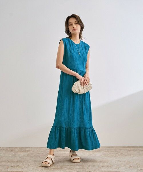 ROPE' / ロペ ロング・マキシ丈ワンピース | 【WEB・一部店舗限定】バックシャンティアードワンピース/洗える | 詳細16