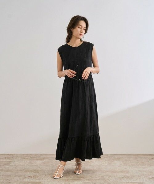 ROPE' / ロペ ロング・マキシ丈ワンピース | 【WEB・一部店舗限定】バックシャンティアードワンピース/洗える | 詳細18