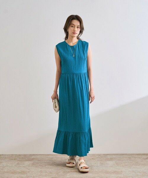 ROPE' / ロペ ロング・マキシ丈ワンピース | 【WEB・一部店舗限定】バックシャンティアードワンピース/洗える | 詳細2