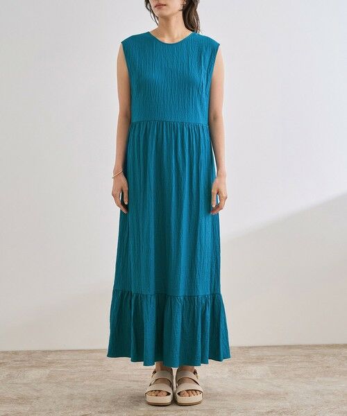 ROPE' / ロペ ロング・マキシ丈ワンピース | 【WEB・一部店舗限定】バックシャンティアードワンピース/洗える | 詳細6
