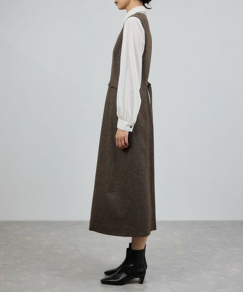 ROPE' / ロペ ロング・マキシ丈ワンピース | スノーツイードジャンパースカート/イージーケア | 詳細12
