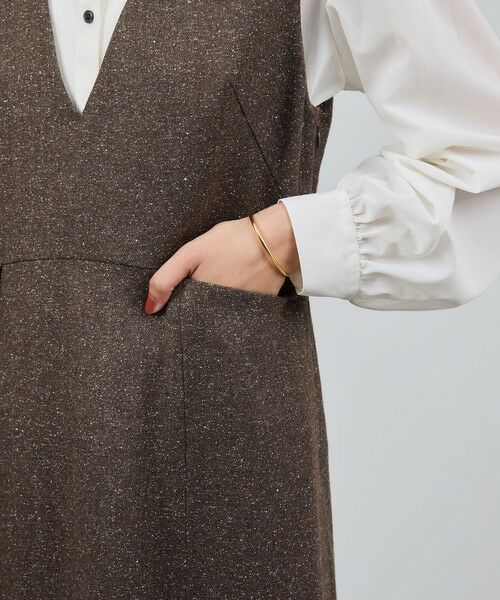 ROPE' / ロペ ロング・マキシ丈ワンピース | スノーツイードジャンパースカート/イージーケア | 詳細16