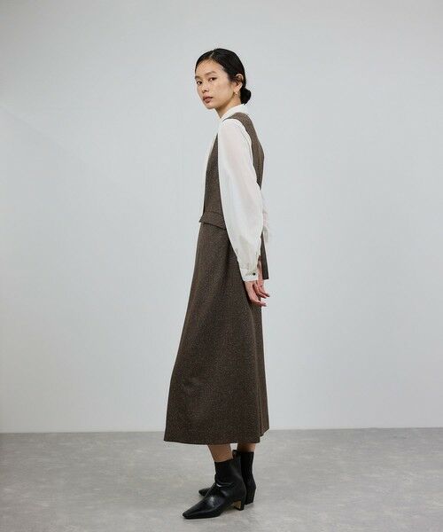 ROPE' / ロペ ロング・マキシ丈ワンピース | スノーツイードジャンパースカート/イージーケア | 詳細2
