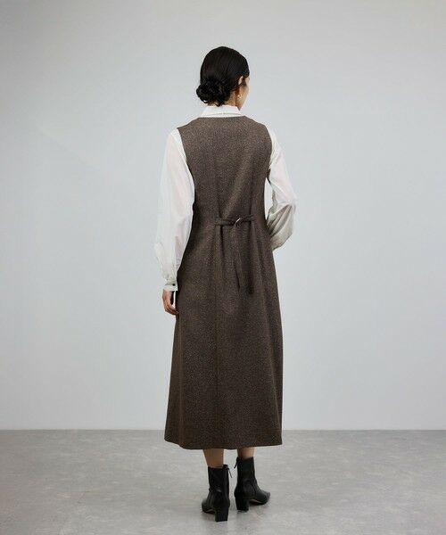 ROPE' / ロペ ロング・マキシ丈ワンピース | スノーツイードジャンパースカート/イージーケア | 詳細3