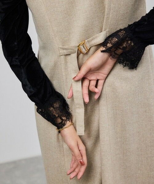 ROPE' / ロペ ロング・マキシ丈ワンピース | スノーツイードジャンパースカート/イージーケア | 詳細5