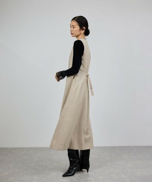 ROPE' / ロペ ロング・マキシ丈ワンピース | スノーツイードジャンパースカート/イージーケア | 詳細8