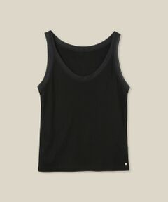 ROPE' / ロペ タンクトップ | 【WEB・一部店舗限定】【接触冷感/UVカット】チュールコンビテレコタンクトップ