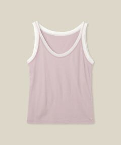 ROPE' / ロペ タンクトップ | 【WEB・一部店舗限定】【接触冷感/UVカット】チュールコンビテレコタンクトップ
