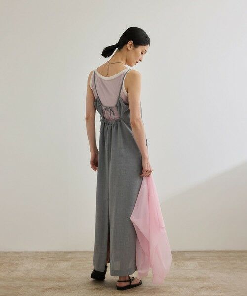 ROPE' / ロペ タンクトップ | 【WEB・一部店舗限定】【接触冷感/UVカット】チュールコンビテレコタンクトップ | 詳細1