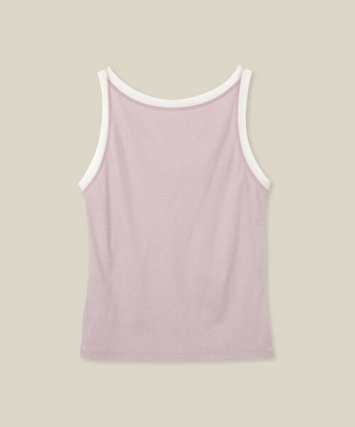 ROPE' / ロペ タンクトップ | 【WEB・一部店舗限定】【接触冷感/UVカット】チュールコンビテレコタンクトップ | 詳細10