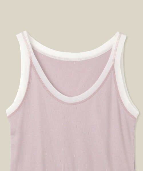 ROPE' / ロペ タンクトップ | 【WEB・一部店舗限定】【接触冷感/UVカット】チュールコンビテレコタンクトップ | 詳細11