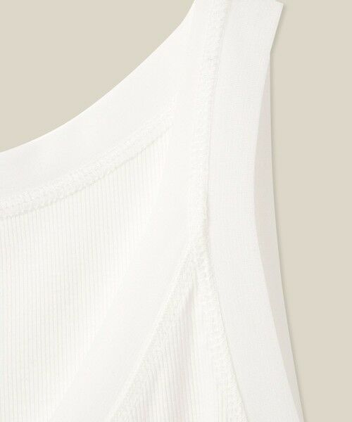 ROPE' / ロペ タンクトップ | 【WEB・一部店舗限定】【接触冷感/UVカット】チュールコンビテレコタンクトップ | 詳細18