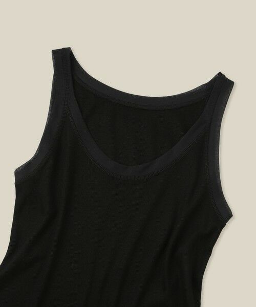 ROPE' / ロペ タンクトップ | 【WEB・一部店舗限定】【接触冷感/UVカット】チュールコンビテレコタンクトップ | 詳細20