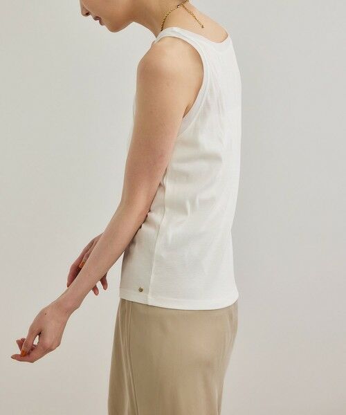 ROPE' / ロペ タンクトップ | 【WEB・一部店舗限定】【接触冷感/UVカット】チュールコンビテレコタンクトップ | 詳細6