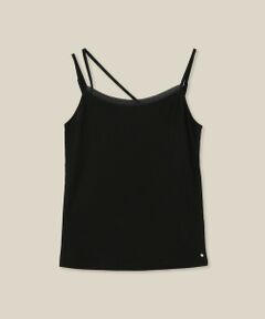 ROPE' / ロペ キャミソール・チューブトップ | 【WEB・一部店舗限定】【接触冷感/UVカット】前後2WAY チュールコンビアシメキャミソール