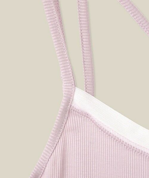 ROPE' / ロペ キャミソール・チューブトップ | 【WEB・一部店舗限定】【接触冷感/UVカット】前後2WAY チュールコンビアシメキャミソール | 詳細16