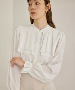 ROPE' / ロペ シャツ・ブラウス（半袖以外） | 【洗える】ダブルヨークギャザーブラウス