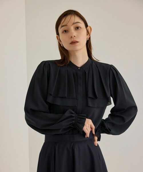 ROPE' / ロペ シャツ・ブラウス（半袖以外） | 【洗える】ダブルヨークギャザーブラウス | 詳細20