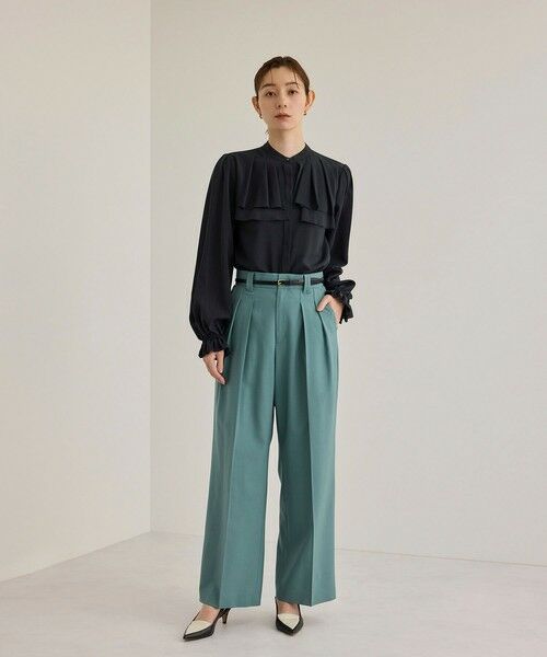 ROPE' / ロペ シャツ・ブラウス（半袖以外） | 【洗える】ダブルヨークギャザーブラウス | 詳細4