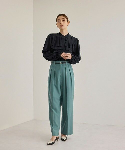 ROPE' / ロペ シャツ・ブラウス（半袖以外） | 【洗える】ダブルヨークギャザーブラウス | 詳細5