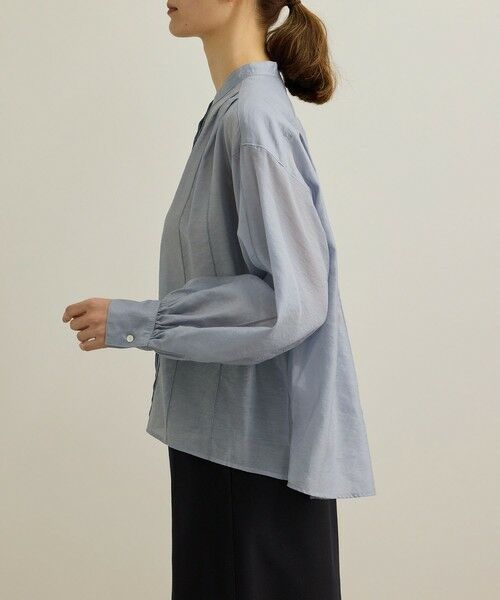 ROPE' / ロペ シャツ・ブラウス（半袖以外） | 【洗える】キュプラシルク パプスリーブシアーブラウス | 詳細13