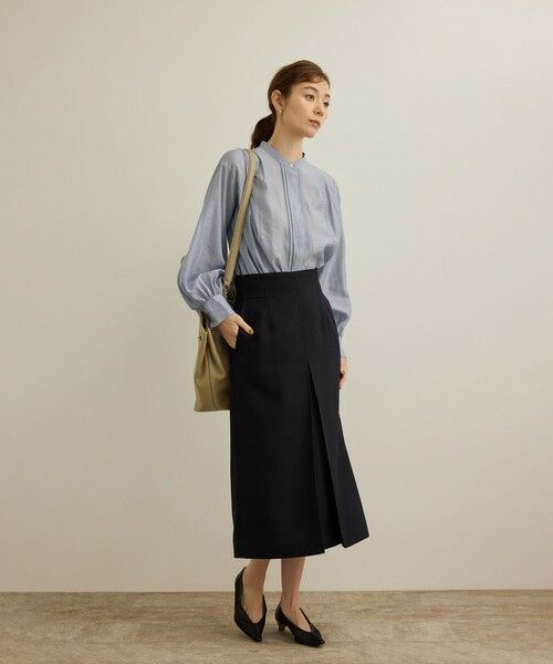 ROPE' / ロペ シャツ・ブラウス（半袖以外） | 【洗える】キュプラシルク パプスリーブシアーブラウス | 詳細2