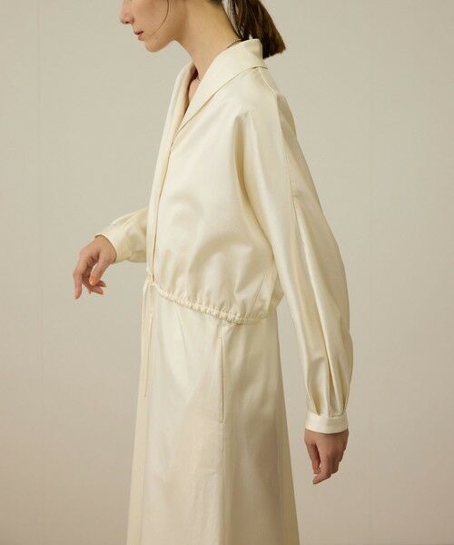 ROPE' / ロペ シャツ・ブラウス | 【洗える】シャイニーサテンブラウス/セットアップ対応 | 詳細13