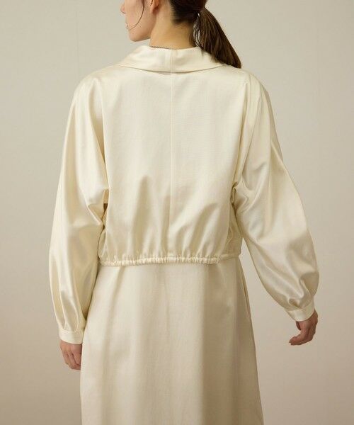 ROPE' / ロペ シャツ・ブラウス | 【洗える】シャイニーサテンブラウス/セットアップ対応 | 詳細14