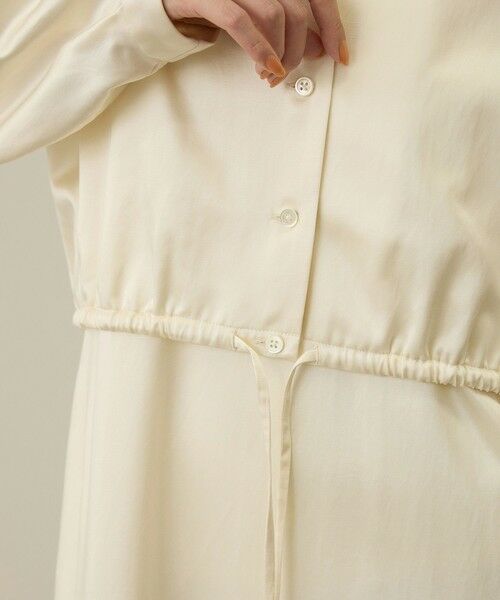 ROPE' / ロペ シャツ・ブラウス | 【洗える】シャイニーサテンブラウス/セットアップ対応 | 詳細17