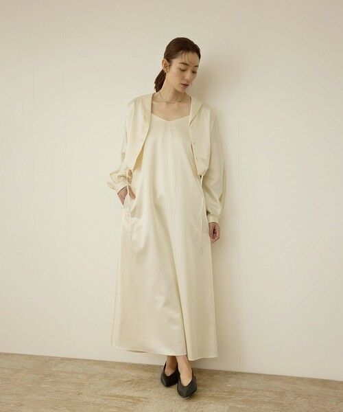 ROPE' / ロペ シャツ・ブラウス | 【洗える】シャイニーサテンブラウス/セットアップ対応 | 詳細23