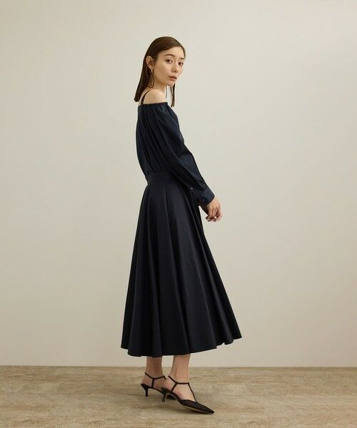 ROPE' / ロペ シャツ・ブラウス（半袖以外） | 【洗える】コットンサテンオフショルダーブラウス | 詳細10