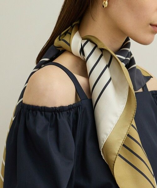 ROPE' / ロペ シャツ・ブラウス（半袖以外） | 【洗える】コットンサテンオフショルダーブラウス | 詳細12