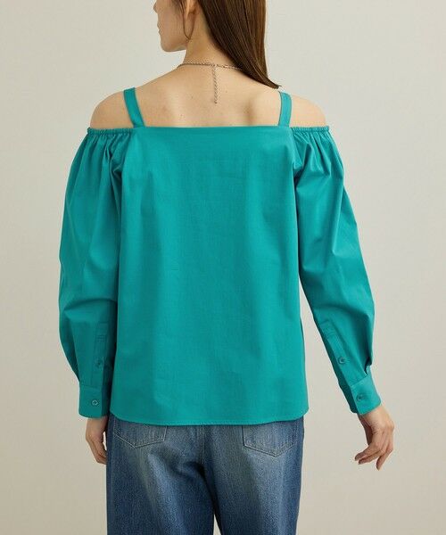 ROPE' / ロペ シャツ・ブラウス（半袖以外） | 【洗える】コットンサテンオフショルダーブラウス | 詳細16