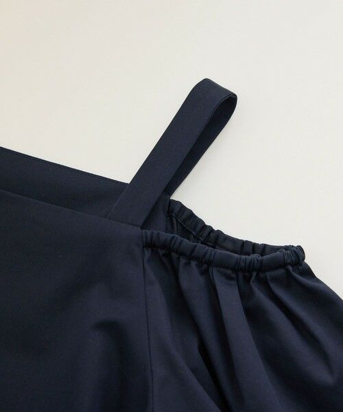ROPE' / ロペ シャツ・ブラウス（半袖以外） | 【洗える】コットンサテンオフショルダーブラウス | 詳細23